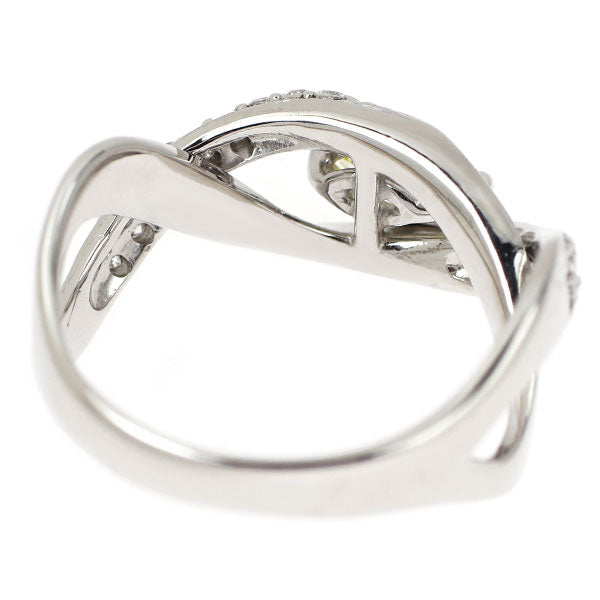 Pt900 マーキスカット ダイヤモンド リング 0.36ct D0.28ct