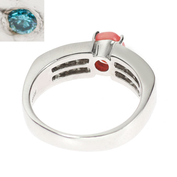 希少 Pt900 コンクパール ダイヤモンド リング 0.88ct D1.00ct ミステリーセッティング