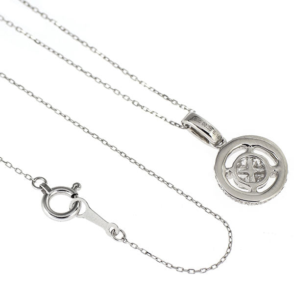 K18WG ダイヤモンド ペンダントネックレス 0.41ct