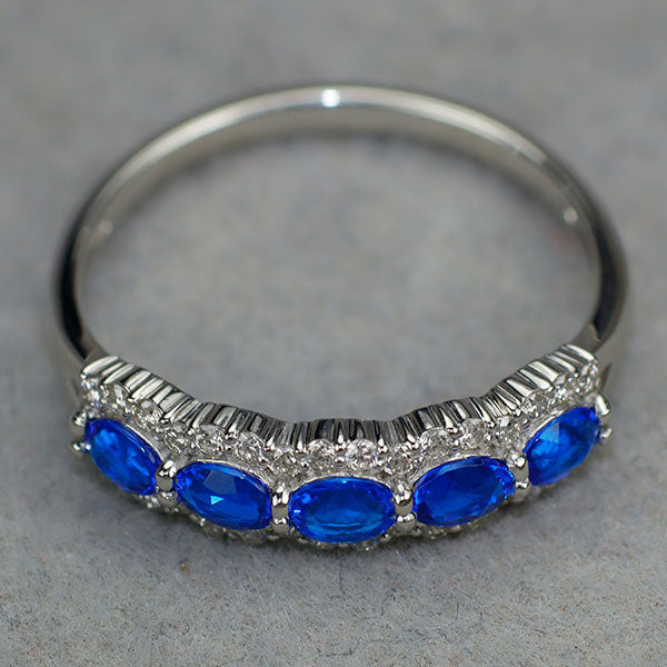 新品 Pt900 アウイナイト ダイヤモンド リング 0.42ct D0.19ct 希少石 レアストーン【エスコレ】