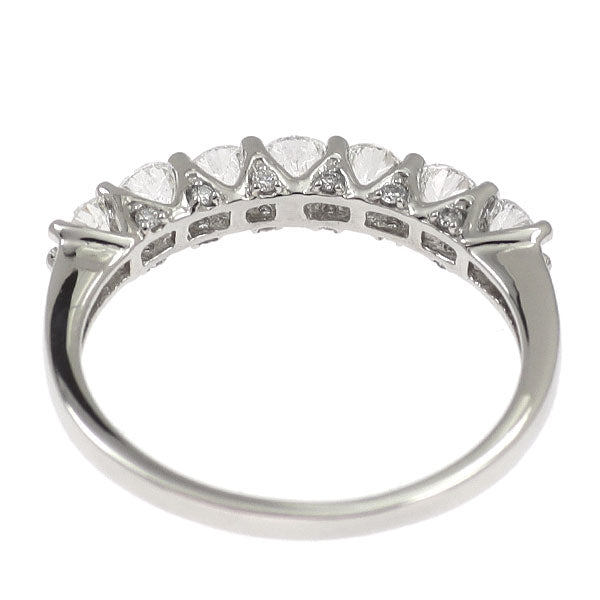 Pt950 ダイヤモンド リング 0.85ct 一文字