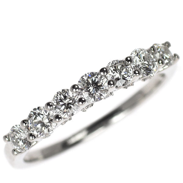 Pt950 ダイヤモンド リング 0.85ct 一文字