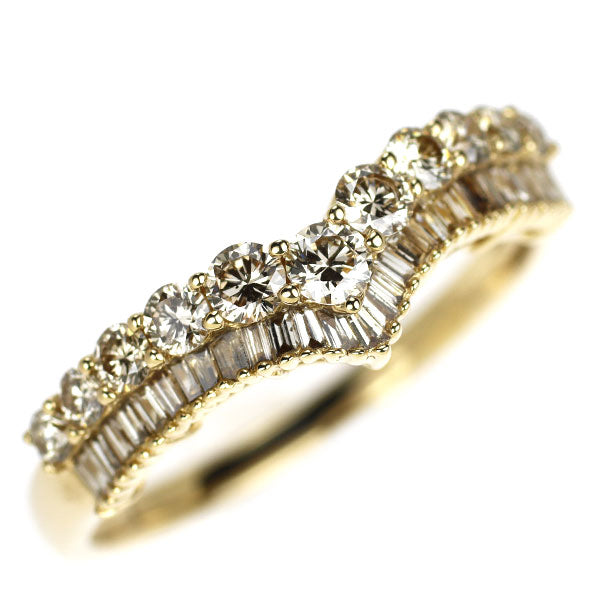 K18YG ダイヤモンド リング 0.83ct