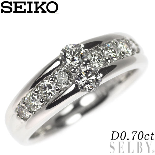 セイコー Pt900 ダイヤモンド リング 0.70ct