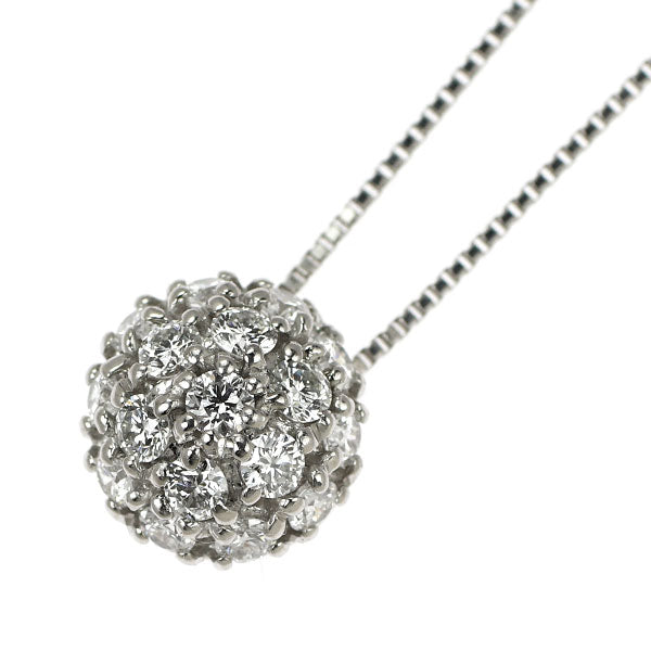 星の砂 Pt900/ Pt850 H&C ダイヤモンド ペンダントネックレス 0.55ct