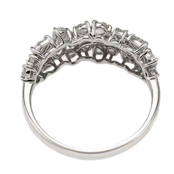 Pt950 ローズカット ダイヤモンド リング 0.70ct