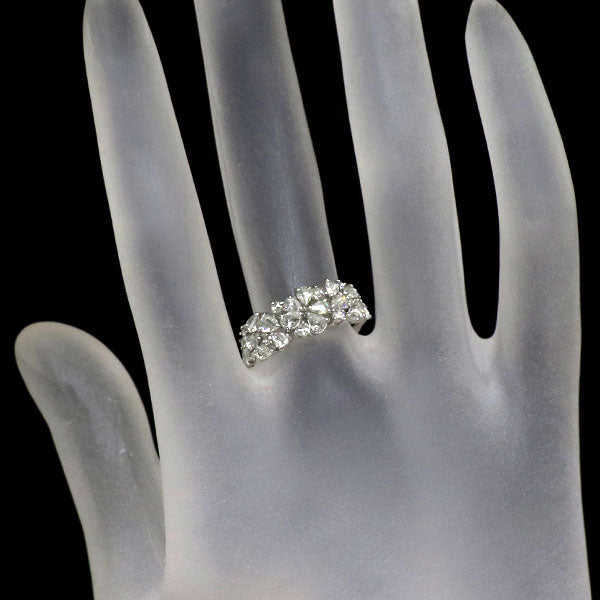 Pt950 ローズカット ダイヤモンド リング 0.70ct