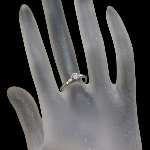 ダイヤモンドシライシ Pt950 ダイヤモンド リング 0.300ct D IF 3EXHC D0.098ct