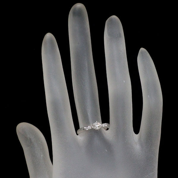 アイプリモ Pt900 ダイヤモンド リング 0.303ct H VS2 3EXHC D0.07ct