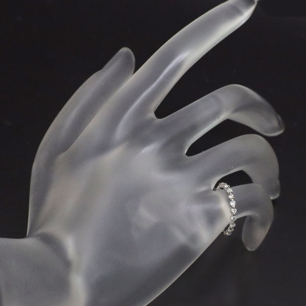 Pt900 ダイヤモンド リング 0.32ct ピンキー ハーフエタニティ