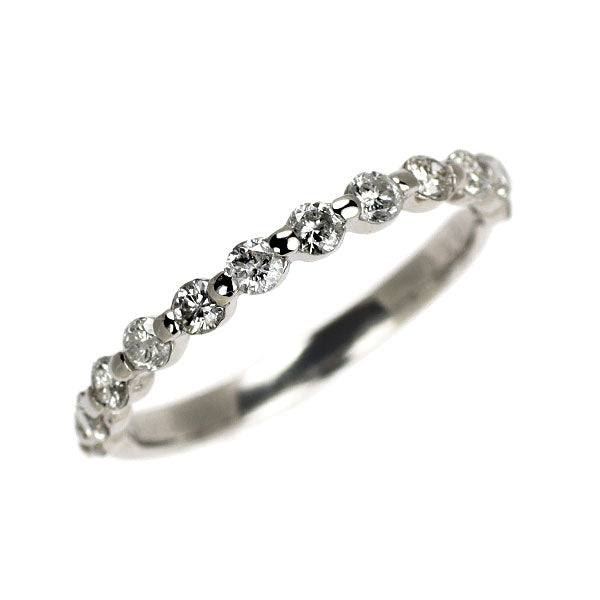 Pt900 ダイヤモンド リング 0.32ct ピンキー ハーフエタニティ