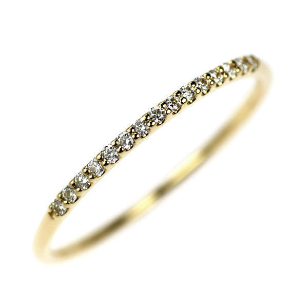 ポンテヴェキオ K18YG ダイヤモンド リング 0.10ct