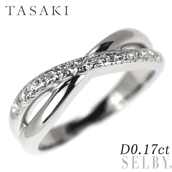 田崎真珠 Pt900 ダイヤモンド リング 0.17ct