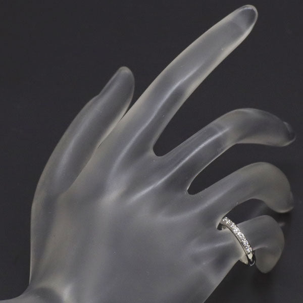 田崎真珠 Pt1000 ダイヤモンド リング 0.13ct ピンキー 一文字