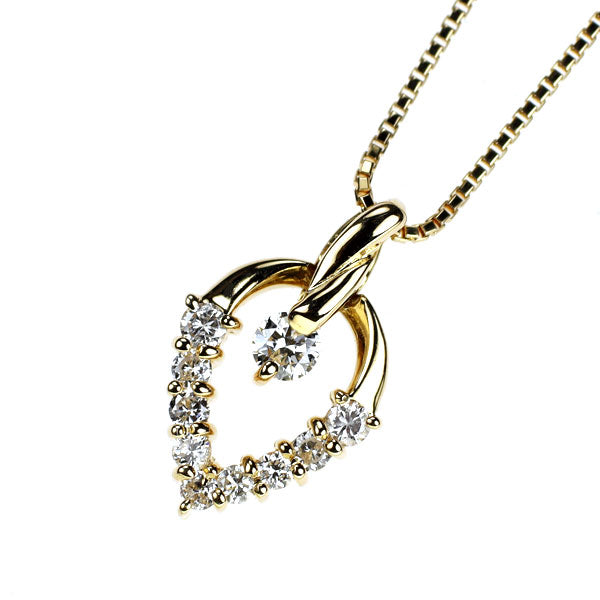 K18YG ダイヤモンド ペンダントネックレス 0.20ct