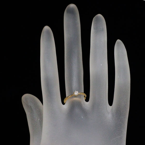 K18YG ダイヤモンド リング 0.10ct