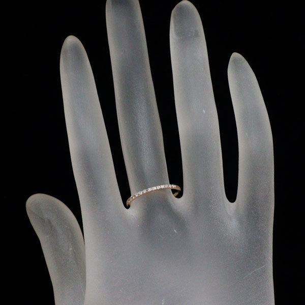 スタージュエリー K18PG ダイヤモンド リング 0.08ct ハーフエタニティ