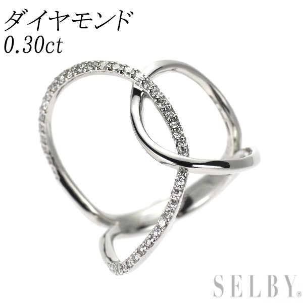 Pt900 ダイヤモンド リング 0.30ct