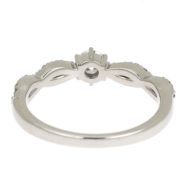 Pt900 ダイヤモンド リング 0.288ct PD0.20ct