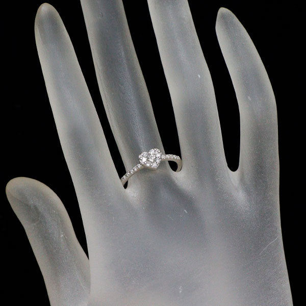 Pt900 ダイヤモンド リング 0.30ct ハート