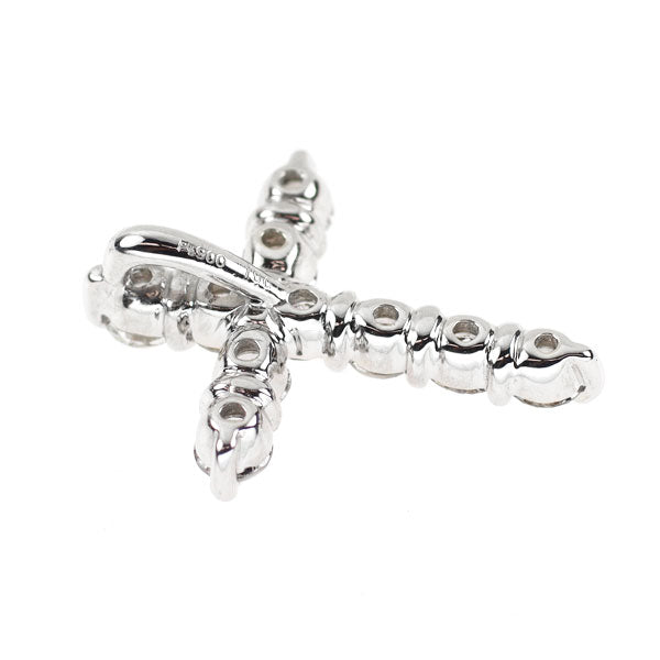 Pt900 ダイヤモンド ペンダントトップ 1.00ct クロス