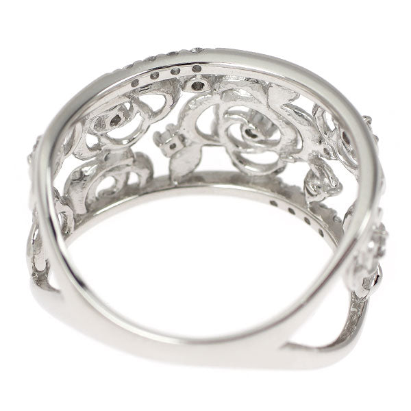 Pt900 ダイヤモンド リング 0.15ct フラワー