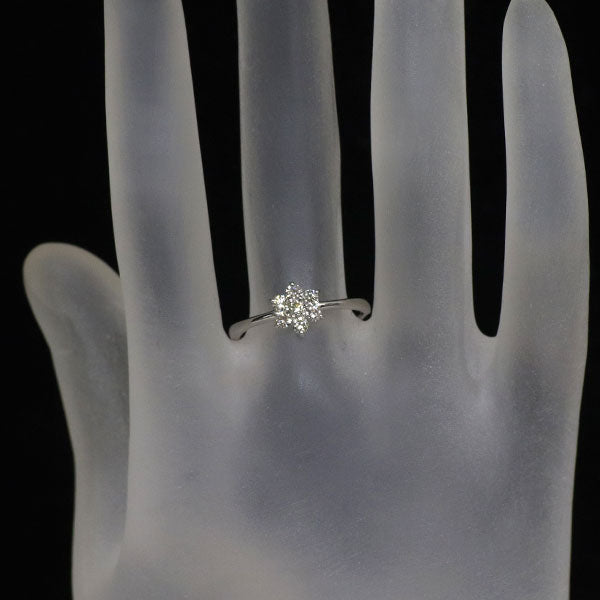 Pt900 ダイヤモンド リング 0.29ct フラワー