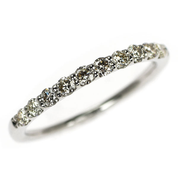 Pt900 ダイヤモンド リング 0.30ct ハーフエタニティ