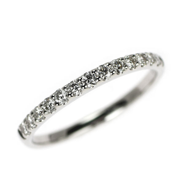 Pt900 ダイヤモンド リング 0.17ct ハーフエタニティ ピンキー