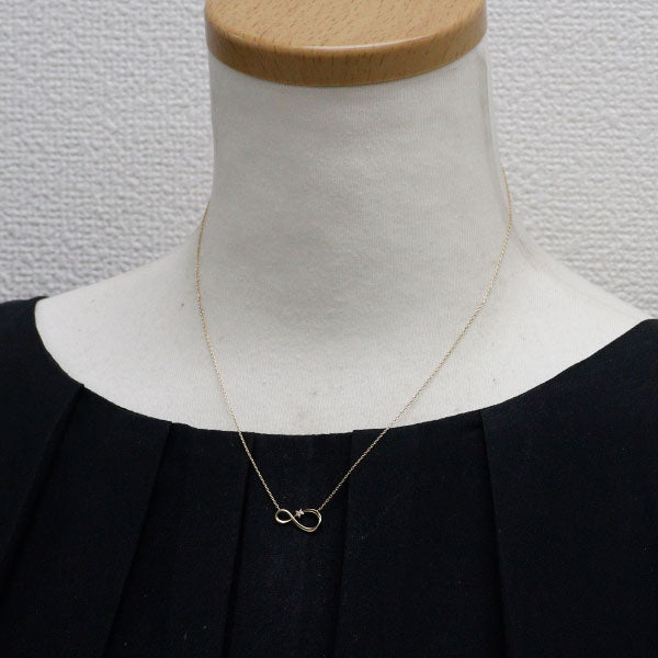 スタージュエリー K10YG ダイヤモンド ペンダントネックレス 0.008ct
