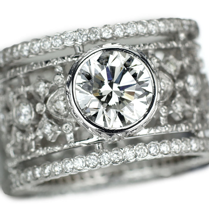 Rota Walter/ロタ ウォルター K18WG ダイヤモンド ダイヤモンド リング 2.006ct G SI2 G