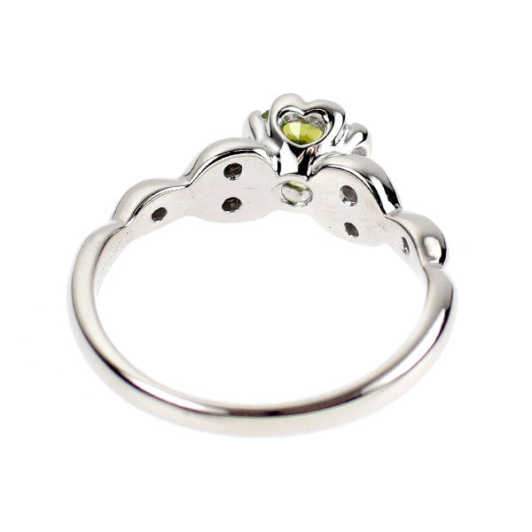K18WG スフェーン ダイヤモンド リング 0.53ct D0.06ct