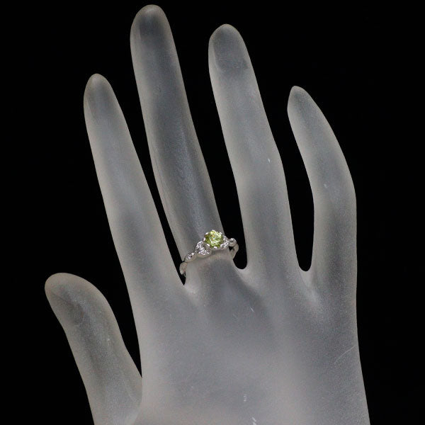 K18WG スフェーン ダイヤモンド リング 0.53ct D0.06ct