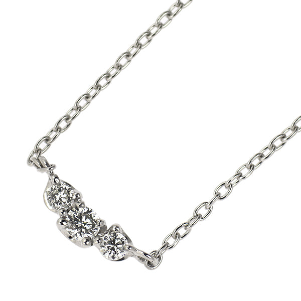 WISP K18WG ダイヤモンド ペンダントネックレス 0.06ct