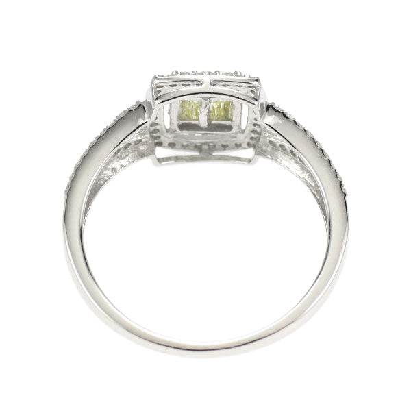 K18WG ダイヤモンド リング 0.40ct