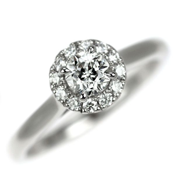 wish upon a star Pt950 ダイヤモンド リング 0.263ct F VS1 D0.08ct