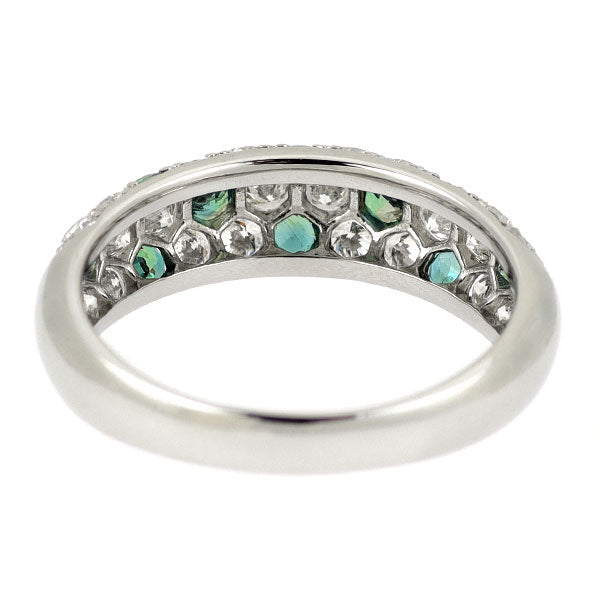 希少 Pt900 アレキサンドライト ダイヤモンド リング 0.60ct D1.40ct パヴェ