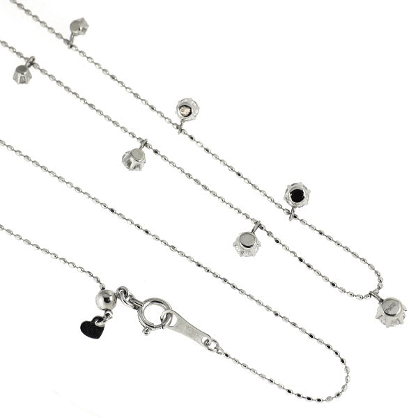 Pt900/ Pt850 ダイヤモンド ネックレス 1.00ct ステーション