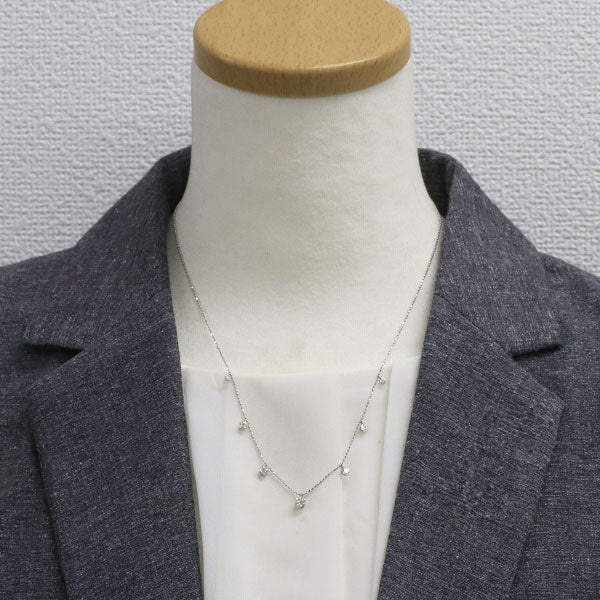 Pt900/ Pt850 ダイヤモンド ネックレス 1.00ct ステーション