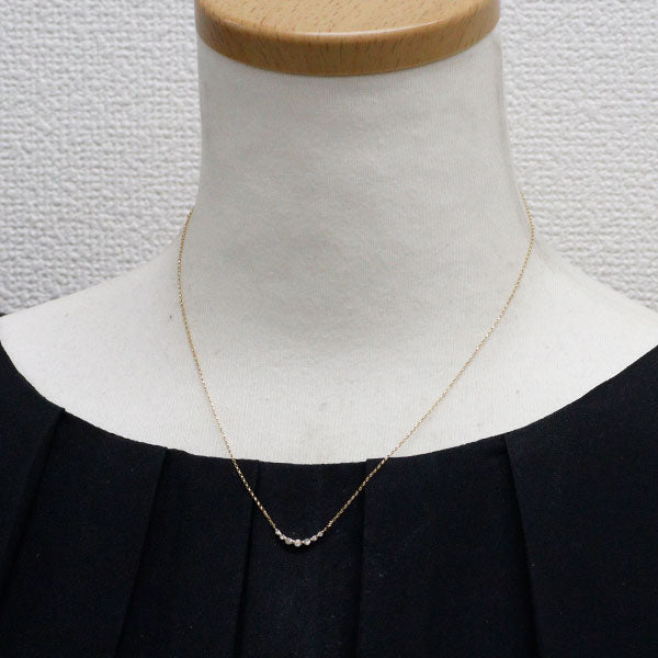 K18YG ダイヤモンド ペンダントネックレス 0.14ct