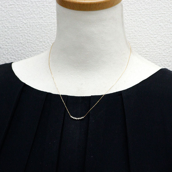 K18YG ダイヤモンド ペンダントネックレス 0.15ct