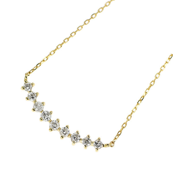K18YG ダイヤモンド ペンダントネックレス 0.15ct