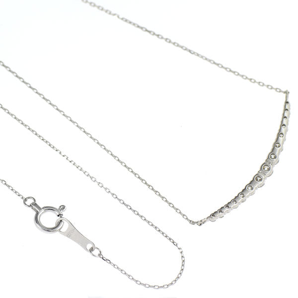 K18WG ダイヤモンド ペンダントネックレス 0.30ct