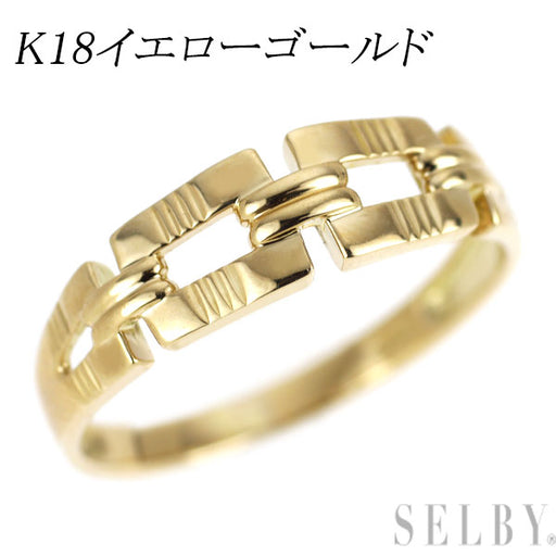 K18YG デザイン リング — セルビーオンラインストア