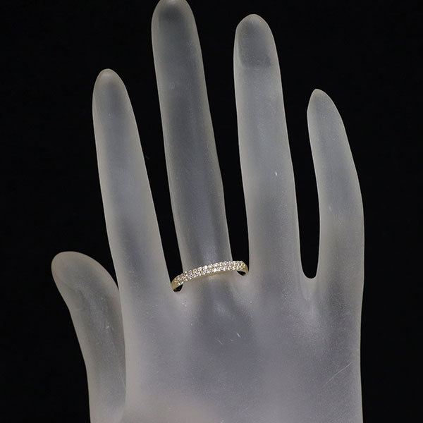 K18YG ダイヤモンド リング 0.20ct パヴェ