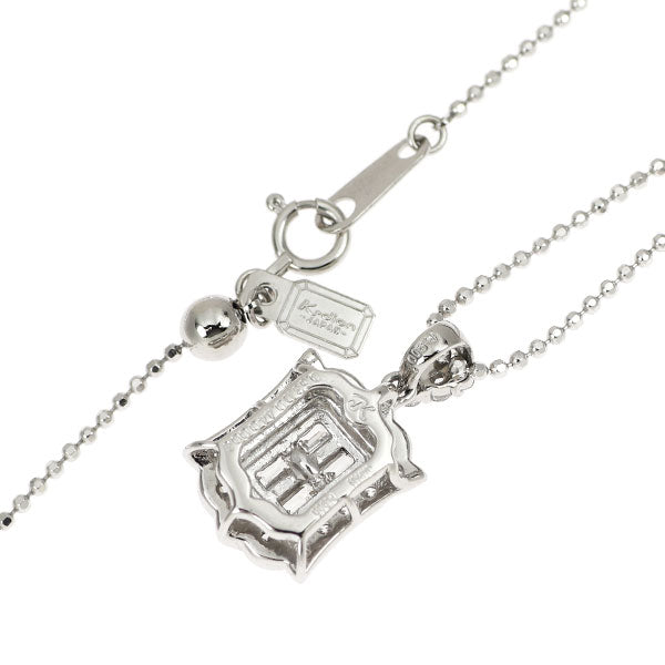K.dion/ケーディオン 希少 Pt900/ Pt850 天然ピンクダイヤモンド ペンダントネックレス 0.008ct D0.97ct