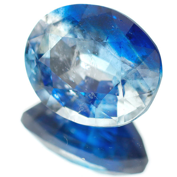 新品 産地鑑別付 ジンバブエ産バイカラーユークレース ルース 0.853ct 希少石 レアストーン【エスコレ】