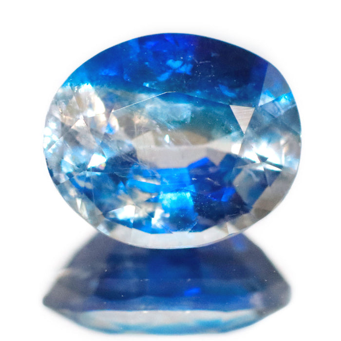 新品 産地鑑別付 ジンバブエ産バイカラーユークレース ルース 0.853ct 希少石 レアストーン【エスコレ】