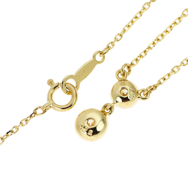 ミキモト K18YG ダイヤモンド ペンダントネックレス 0.22ct