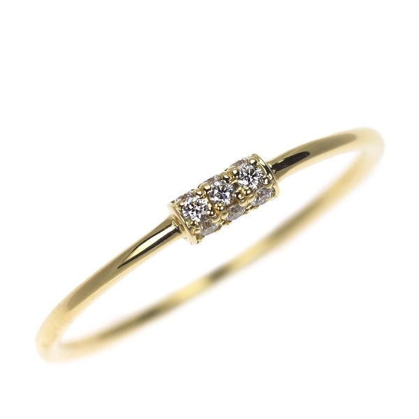 アーカー/ahkah K18YG ダイヤモンド リング 0.05ct